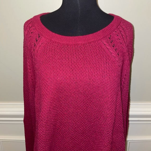 LOFT Cable Shoulder Sweater - Picture 3 of 9